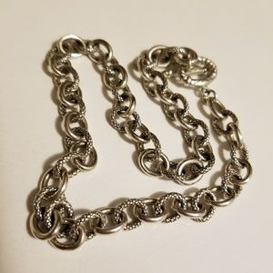 Designer Ann King Sterling Silver 18k Necklace